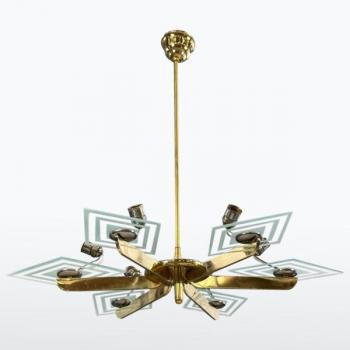 Mosazný lustr Mosazný lustr