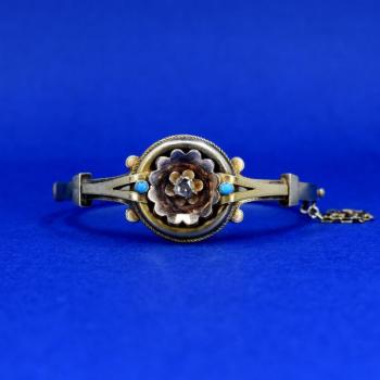 Zlatý pevný náramek Zlatý pevný náramek