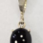 Stříbrný přívěšek - malý onyx Stříbrný přívěšek - malý onyx