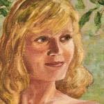 Akt v přírodě, olej na plátně. Claes Akt v přírodě, olej na plátně. Claes