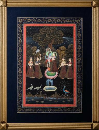 Krišna a pastýřky Krišna a pastýřky