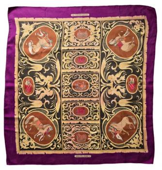 Šátek Hermés ”přehlídka koní” Šátek Hermés ”přehlídka koní”