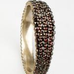 Náramek s českými granáty  Náramek s českými granáty