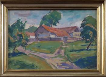 Blažek - Stavení s cestou Blažek - Stavení s cestou