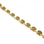 THEODOR FAHRNER, STŘÍBRNÝ NÁRAMEK S MARKAZITY THEODOR FAHRNER, STŘÍBRNÝ NÁRAMEK S MARKAZITY