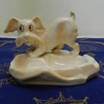 Art deco popelník, pejsek - Ditmar Urbach Art deco popelník, pejsek - Ditmar Urbach