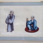 Tři čínské malované výjevy z konce 19. století Tři čínské malované výjevy z konce 19. století