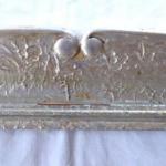 Stříbrný rám s řezanými rohy Stříbrný rám s řezanými rohy