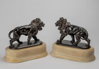 169. Párové plastiky lvů 169. Párové plastiky lvů