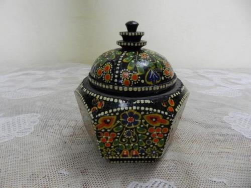 Ručně malovaná dřevěná dóza - Alois Petrus Ručně malovaná dřevěná dóza - Alois Petrus