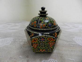 Ručně malovaná dřevěná dóza - Alois Petrus Ručně malovaná dřevěná dóza - Alois Petrus