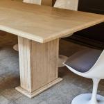 Venkovní jídelní stůl z travertinu, 1970  Venkovní jídelní stůl z travertinu, 1970