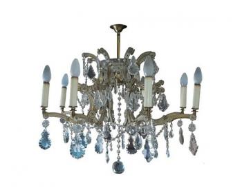 Křišťálový lustr kolem roku 1960 Křišťálový lustr kolem roku 1960