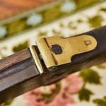 Historická kuše s mosazným mechanismem Historická kuše s mosazným mechanismem