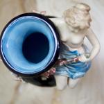 Starožitná majoliková váza Starožitná majoliková váza