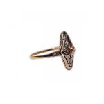 Zlatý prsten s diamantem Zlatý prsten s diamantem