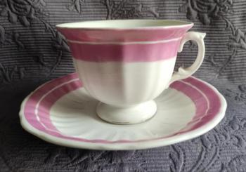 Šálek s podšálkem, zn. Carl Tielsch, Altwasser  Šálek s podšálkem, zn. Carl Tielsch, Altwasser