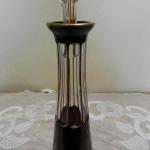 Art deco broušená rubínová karafa Art deco broušená rubínová karafa