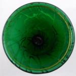 Číše z malachitového skla - Harrachov Číše z malachitového skla - Harrachov