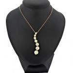 Zlatý náhrdelník s opály Zlatý náhrdelník s opály