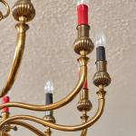 Francouzský empírový lustr s hady Francouzský empírový lustr s hady