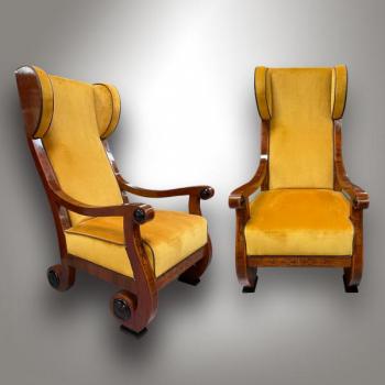 Párová křesla Biedermeier Párová křesla Biedermeier