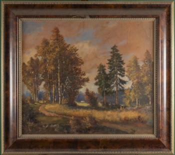 283. Lesnatá krajina s cestou 283. Lesnatá krajina s cestou