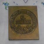 Mosazná raznice - Wien, 19. stol. Mosazná raznice - Wien, 19. stol.