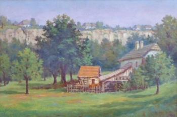 J. Heřman - Stavení pod skalami J. Heřman - Stavení pod skalami