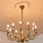 Francouzský empírový lustr s hady Francouzský empírový lustr s hady