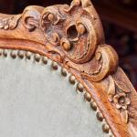 Neorokokové židle z masivního dubu Neorokokové židle z masivního dubu