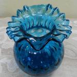 Modrý džbán s čočkami, optický dekor Modrý džbán s čočkami, optický dekor