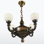 Mosazný lustr, 1930, Československo Mosazný lustr, 1930, Československo