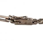 STŘÍBRNÝ SECESNÍ NÁRAMEK S MODRÝM SPINELEM STŘÍBRNÝ SECESNÍ NÁRAMEK S MODRÝM SPINELEM