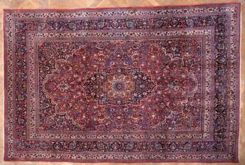 Perský koberec Mashad s certifikátem 420 x 304 cm Perský koberec Mashad s certifikátem 420 x 304 cm