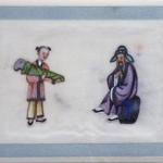 Tři čínské malované výjevy z konce 19. století Tři čínské malované výjevy z konce 19. století