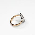 Starožitný zlatý prsten s brilianty Starožitný zlatý prsten s brilianty