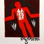 Miroslav Houra - 3x Ex libris Vlastimil, PF 1974,  Miroslav Houra - 3x Ex libris Vlastimil, PF 1974,