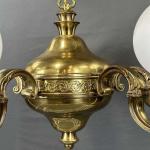 Mosazný lustr, 1920 Mosazný lustr, 1920