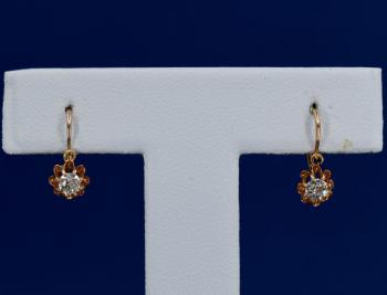 Zlaté dívčí náušnice Zlaté dívčí náušnice