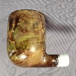 Porcelánová dýmka č.4 - Myslivecký motiv  Porcelánová dýmka č.4 - Myslivecký motiv