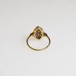 Art deco zlatý prsten s diamanty Art deco zlatý prsten s diamanty