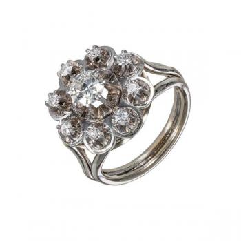 Diamantový prsten z bílého zlata 0,67 ct Diamantový prsten z bílého zlata 0,67 ct