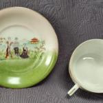 Šálek s podšálkem, zn. Rybáře, K. Knoll, Karlsbad Šálek s podšálkem, zn. Rybáře, K. Knoll, Karlsbad