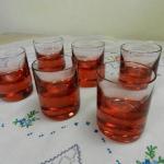 Rubínové sklenice Moser, sada 6 ks - Oldřich Lípa Rubínové sklenice Moser, sada 6 ks - Oldřich Lípa