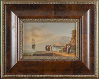 145. Přístavní scény - Párové obrazy 145. Přístavní scény - Párové obrazy