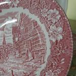 Talíře Staffordshire England 2 kusy Talíře Staffordshire England 2 kusy