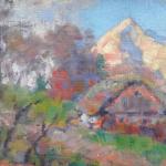 Letní horská krajina Letní horská krajina