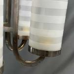 Velký niklový lustr – Bauhaus, 1930 Velký niklový lustr – Bauhaus, 1930