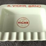 Reklamní popelník Vichr (Brno), zn.MZ - Stará Role Reklamní popelník Vichr (Brno), zn.MZ - Stará Role